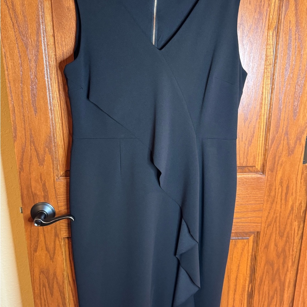 Ivanka Trump Black Asymmetrical Dress